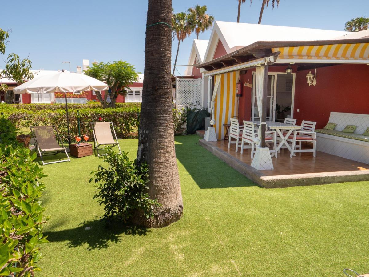 AMAZING PRIVATE TERRACE OVERLOOKING TO THE POOL - Tunos 83 Maspalomas (Gran Canaria) Exterior foto