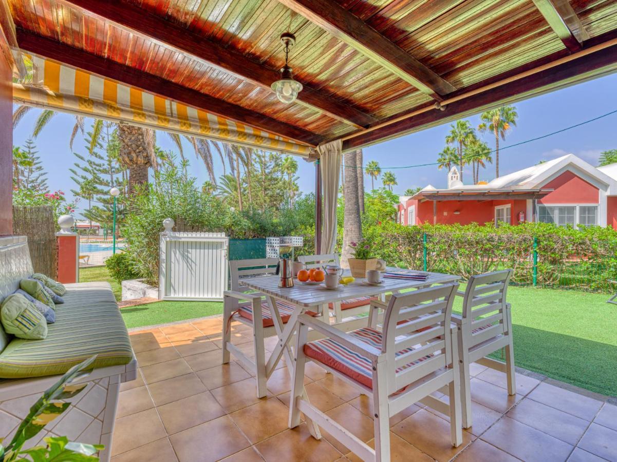 AMAZING PRIVATE TERRACE OVERLOOKING TO THE POOL - Tunos 83 Maspalomas (Gran Canaria) Exterior foto