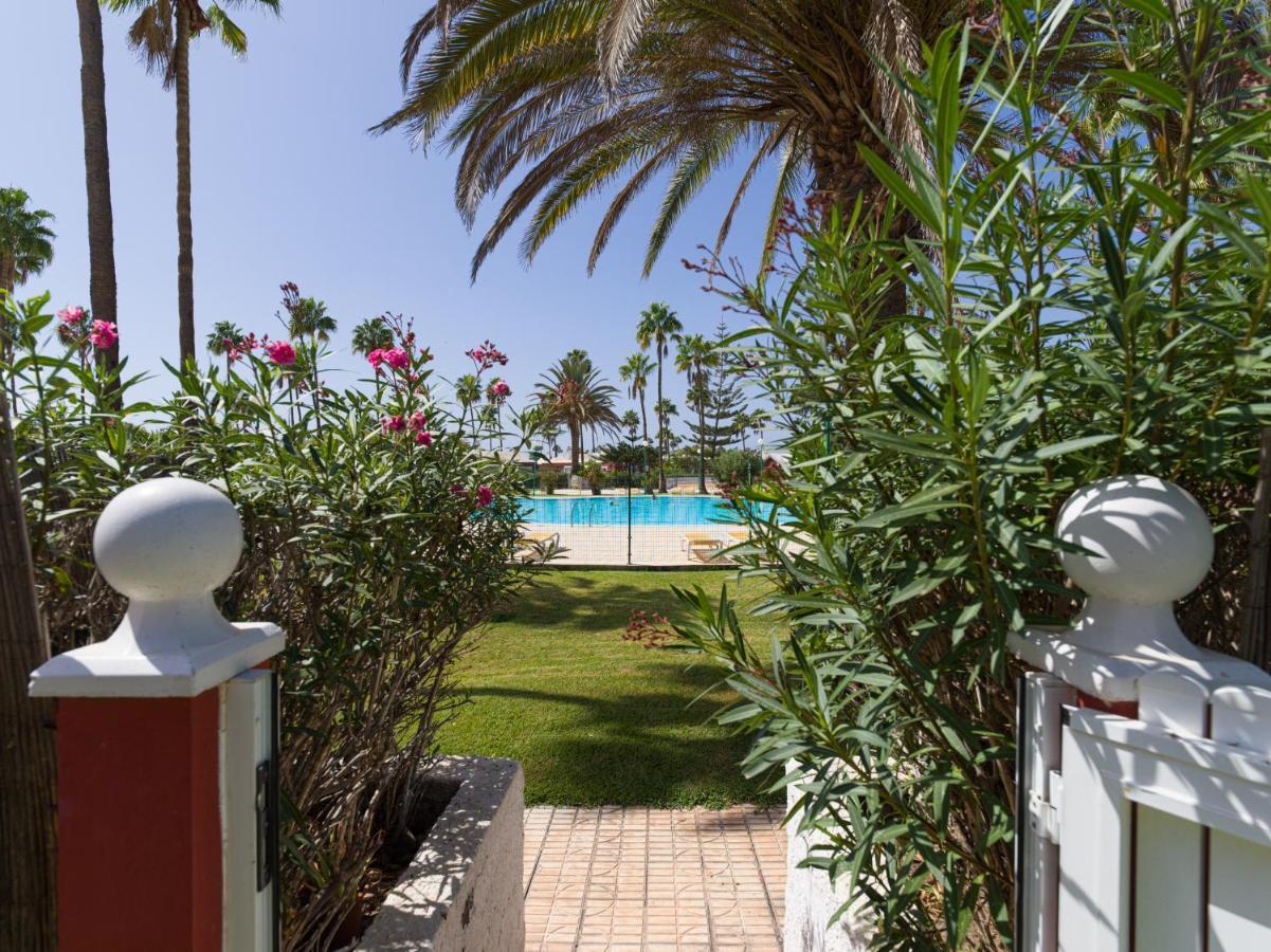 AMAZING PRIVATE TERRACE OVERLOOKING TO THE POOL - Tunos 83 Maspalomas (Gran Canaria) Exterior foto